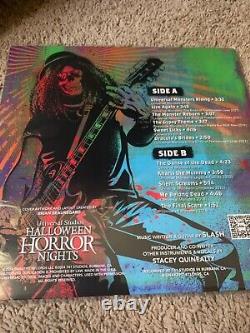 Slash Signed Universal Studios Halloween Horror Nights Vinyl LP Exclusive AUTO