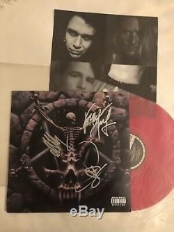 Slayer Red Vinyl Signiert Signed Autogramm Jeff Hanneman