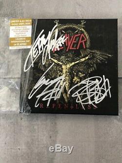 Slayer Repentless 6 x 6,66 Iim Vinyl 6 Single Box GOLD Signed Autogramm