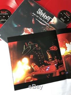 Slipknot Day of the Gusano AUTOGRAPHED Triple Red Vinyl