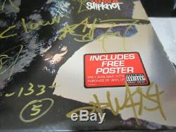 Slipknot Iowa US Double Vinyl LP with Poster Signed Copy