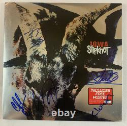 Slipknot Vinyl Hand Hand Signed Iowa Vinyl Joey Jordison Autograph Rare Coa