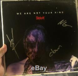 Slipknot We Are Not Your Kind LP Vinyl Signed Clown Jay Tortilla New with PROOF