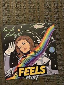 Snoh Aalegra Feels SIGNED & NUMBERED GLITTER Vinyl Record Near Mint /180 #081