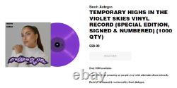 Snoh Aalegra Temporary Highs in the Violet Skies Purple Vinyl LE1000 HAND SIGNED