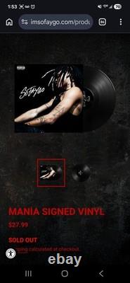 Sofaygo Signed Mania Vinyl Sold Out On Website