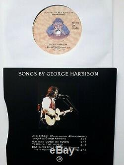 Songs by George Harrison. Vol. 1 + 2 NUMBERED. SIGNED. VINYL EDITIONS