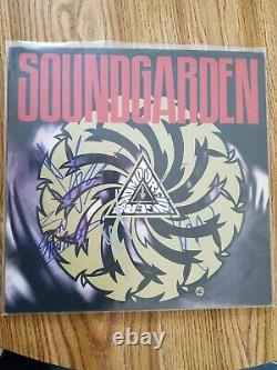 Soundgarden Badmotorfinger Vinyl Band Signed Chris Cornell