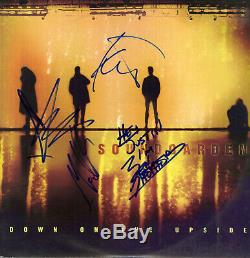 Soundgarden Down on the Upside Vinyl LP SIGNED Chris Cornell, Ben, Matt, Kim