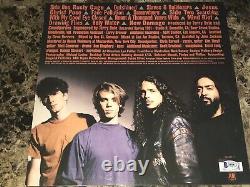 Soundgarden Rare Band Signed Badmotorfinger Vinyl Record Chris Cornell + BAS LOA