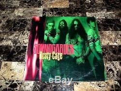 Soundgarden Rare Band Signed Rusty Cage 12 Vinyl LP Record Chris Cornell + COA