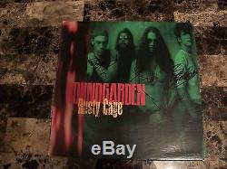 Soundgarden Rare Band Signed Rusty Cage 12 Vinyl LP Record Chris Cornell + COA