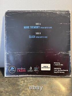 Speak Softly Love Mark Tremonti & Slash 7 Inch Record With Autographed Art