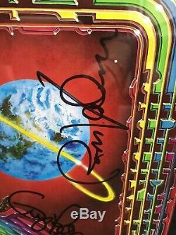 Steve Perry +4 Signed Journey Departure Vinyl Album Custom Matted & Framed