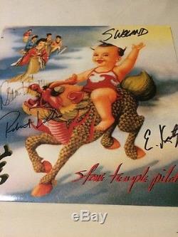 Stone Temple Pilots Signed Vinyl Promo Record Scott Weiland STP Purple 12