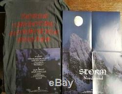 Storm Nordavind Original Vinyl Signed Poster Cd Casette And Original Shirt