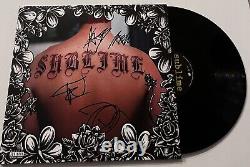 Sublime Band Signed Lp Vinyl Record Jakob Nowell Bud Gaugh Eric Wilson Jsa Coa