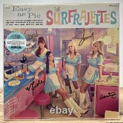 Surfrajettes Signed Sealed Easy As Pie Blueberry Colored Vinyl Lp Record Album