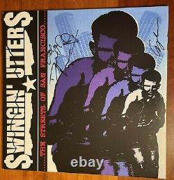 Swingin Utters Streets Record Signed by Johnny Pee Bux Bonnell & Darius Koski