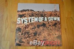 System Of A Down Toxicity Entire Band Autographed Vinyl LP James Spence COA