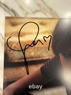 TAYLOR SWIFT Midnights Mahogany Edition Vinyl With Hand Signed Photo (+ HEART)