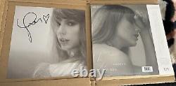 TAYLOR SWIFT THE TORTURED POETS DEPARTMENT Manuscript Vinyl SIGNED Photo withHEART