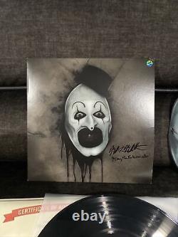 TERRIFIER Original FIRST PRESSING Soundtrack LP VINYL RECORD ALBUM Signed RARE