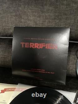 TERRIFIER Original FIRST PRESSING Soundtrack LP VINYL RECORD ALBUM Signed RARE