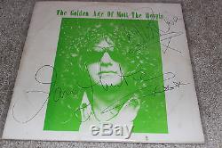 THE GOLDEN AGE OF MOTT THE HOOPLE Signed VINYL RECORD Ian Hunter Mick Ronson