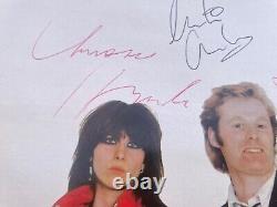 THE PRETENDERS Debut Album SIGNED BY ALL THE BAND Chrissie Hynde