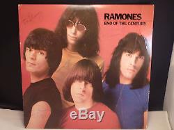 THE RAMONES End Of The Century Vinyl Record LP, 1980 orig SRK6077 SIGNED ALL 4