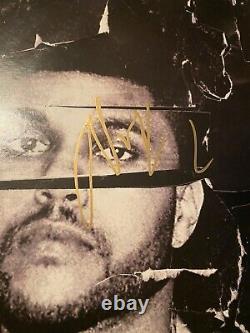 THE WEEKND SIGNED BEAUTY BEHIND THE MADNESS 2x LP VINYL RECORD