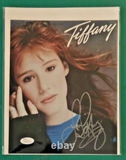 TIFFANY SIGNED 8x10 SEALED PROMO VINYL RECORD DEBUT LP I THINK WE'RE ALONE NOW