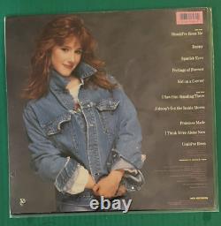 TIFFANY SIGNED 8x10 SEALED PROMO VINYL RECORD DEBUT LP I THINK WE'RE ALONE NOW