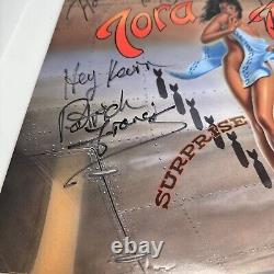 TORA TORA Surprise Attack 1989 A&M Records Vinyl LP Album RARE Signed X4