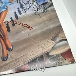 TORA TORA Surprise Attack 1989 A&M Records Vinyl LP Album RARE Signed X4