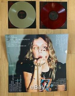 TOVE LO SIGNED PIC LITHO Lady Wood & Blue Lips Gold Red Colored Vinyl Records LP