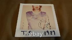 Taylor Swift 1989 Black Vinyl LP Big Machine Records Signed New Sealed