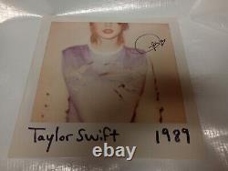 Taylor Swift 1989 Signed Vinyl Album Record COA Letter Auto MINT