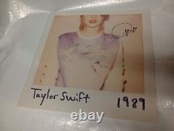 Taylor Swift 1989 Signed Vinyl Album Record COA Letter Auto MINT