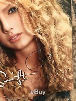 Taylor Swift Autograph Signed Turquoise Vinyl LP