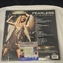 Taylor Swift Autographed Signed Fearless LP Record Vinyl COA Framed