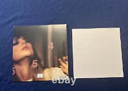 Taylor Swift Midnights Full Set 4 Color Vinyls Signed Photo Sealed In Hand