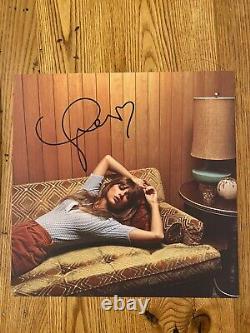 Taylor Swift Midnights Moonstone Blue Edition Vinyl With Signed Photo WITH HEART