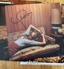 Taylor Swift Midnights Moonstone Blue Vinyl With Hand Signed Photo Insert