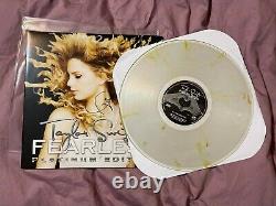 Taylor Swift Rare Gold Fearless Vinyl Autograph SIGNED LP Album RSD