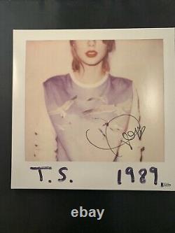 Taylor Swift Signed'1989' Album Vinyl Record Lp Bas Coa Loa Autograph