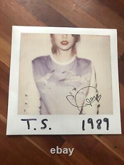Taylor Swift Signed 1989 Album Vinyl Singer Red Lover Me Folklore Red