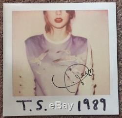 Taylor Swift Signed Autographed 1989 Vinyl Sleeve (Proof) JSA Letter