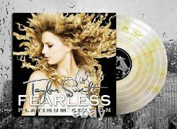 Taylor Swift Signed FEARLESS Autographed Platinum Gold Vinyl Album LP LE